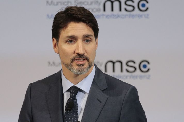 Justin Trudeau á ráðstefnu í München fyrr á árinu.