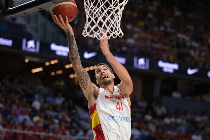 Juancho Hernangomez og félagar spænska landsliðinu eru komnir á topp heimslistans.