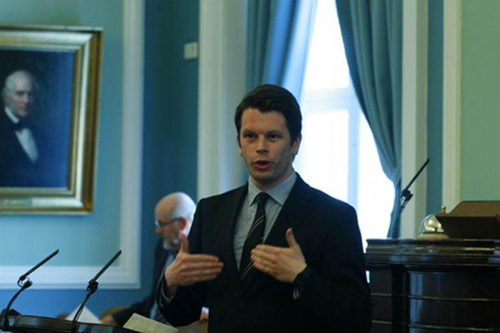 Guðmundur Steingrímsson styður ESB þingsályktunartillögu ríkisstjórnarinnar. Mynd/ GVA.