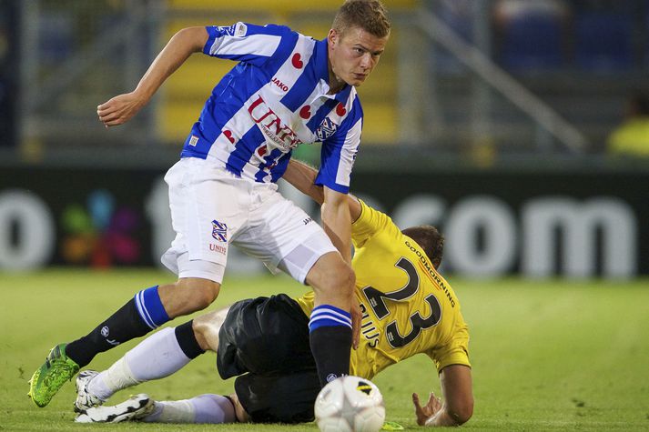 Alfreð Finnbogason í leik gegn NAC Breda