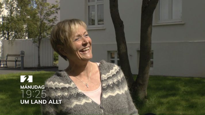 Sigrún Ragna Helgadóttir ólst upp í stöðvarstjórahúsinu við rafstöðina.