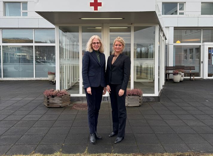 Svana Helen Björnsdóttir og Sólveig Hildur Björnsdóttir. 