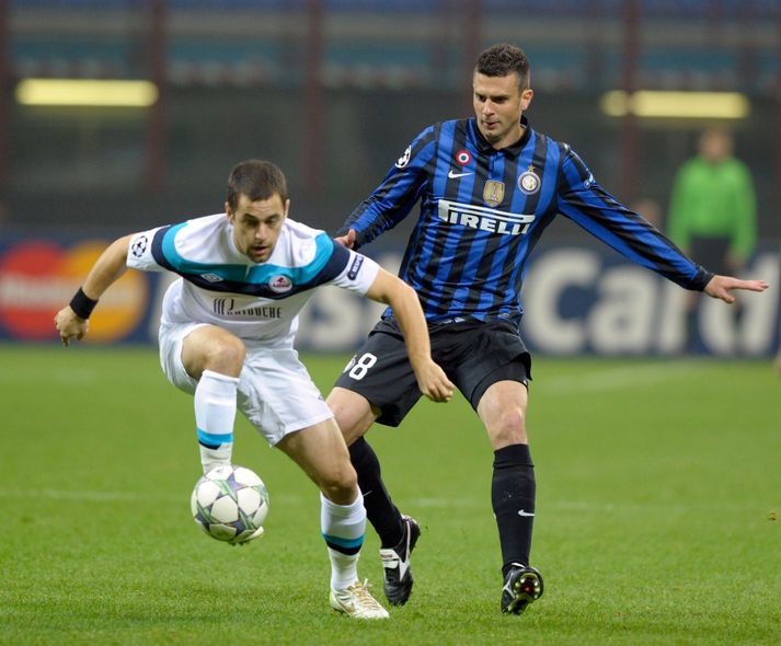 Cole í leik gegn Inter.