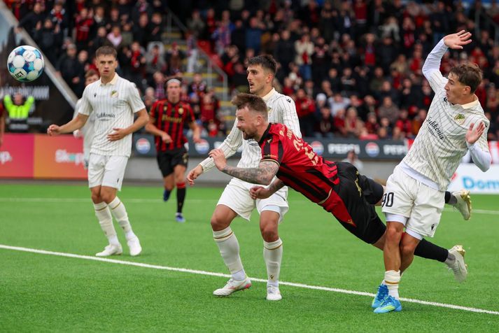 Nikolaj Hansen hefur verið sjóðheitur í síðustu Evrópuleikjum Víkings.