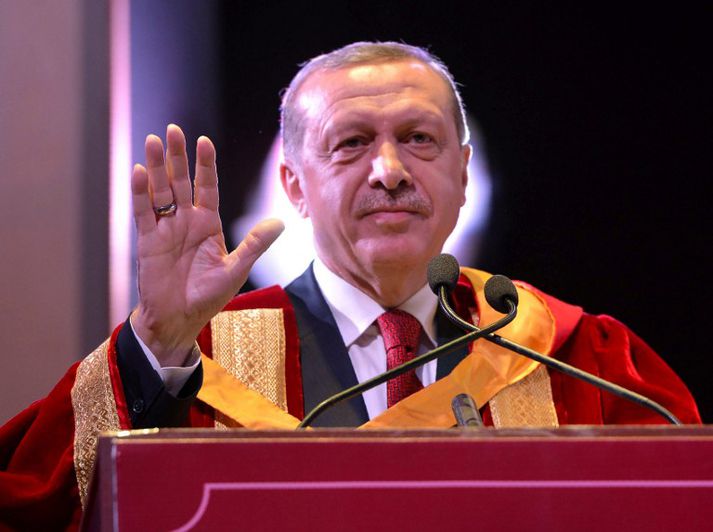 Recep Tayyip Erdogan Tyrklandsforseti.