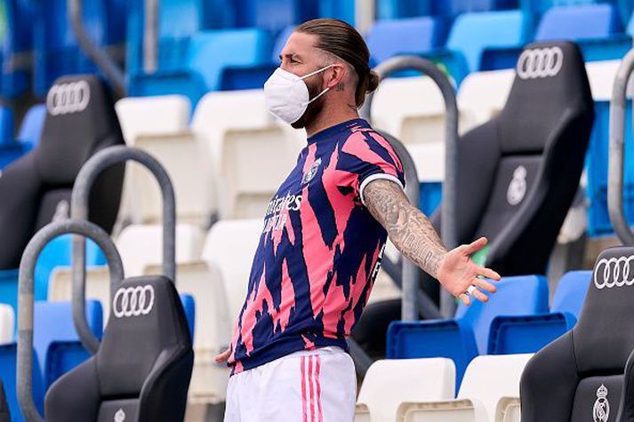 Ramos hvetur sína menn til dáða í dag.