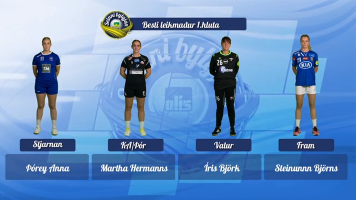 Þær sem koma til greina sem besti leikmaður fyrstu sjö umferða Olís-deildar kvenna.
