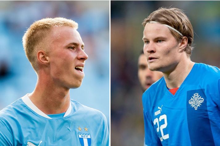 Daníel Tristan og Andri Lucas Guðjohnsen sjá alveg fyrir sér að leiða sóknarleik landsliðsins saman. 