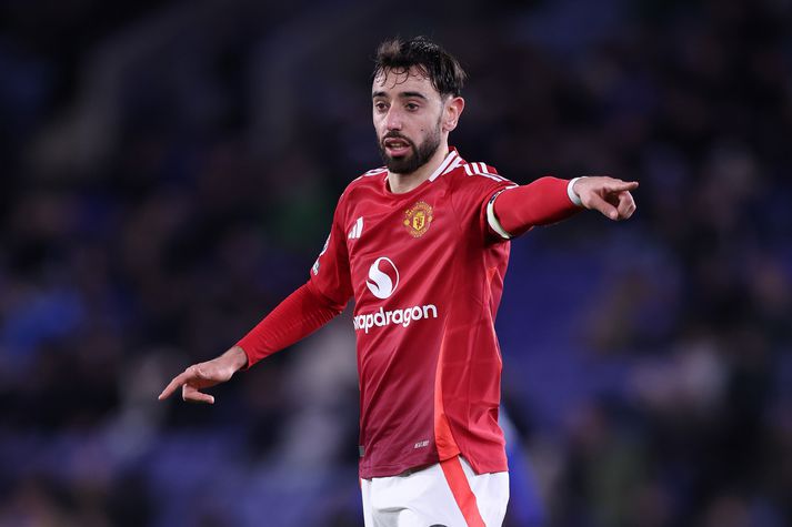 Bruno Fernandes hefur komið með beinum hætti að sautján af 37 mörkum Manchester United í ensku úrvalsdeildinni í vetur.
