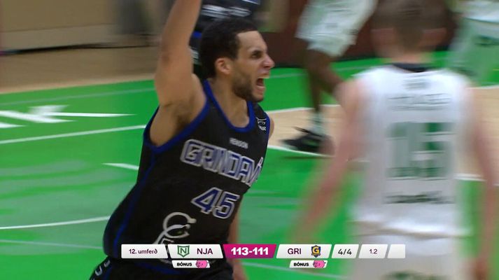 Jordan Semple stökk manna hæst og náði að jafna metin í lok venjulegs leiktíma.