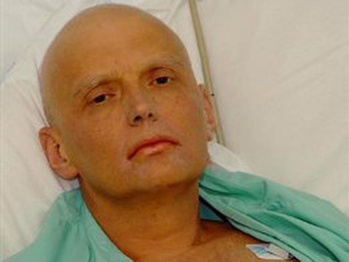 Alexander Litvinenko, fyrrum njósnari KGB sem var eitrað fyrir í nóvemeber síðastliðnum.