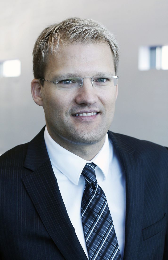 Róbert Wessmann, forstjóri fyrirtækisins, er ánægður með áfangann.