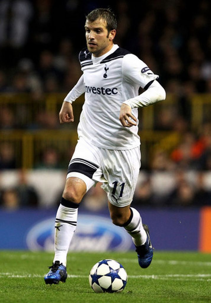 Rafael van der Vaart í leik með Tottenham.