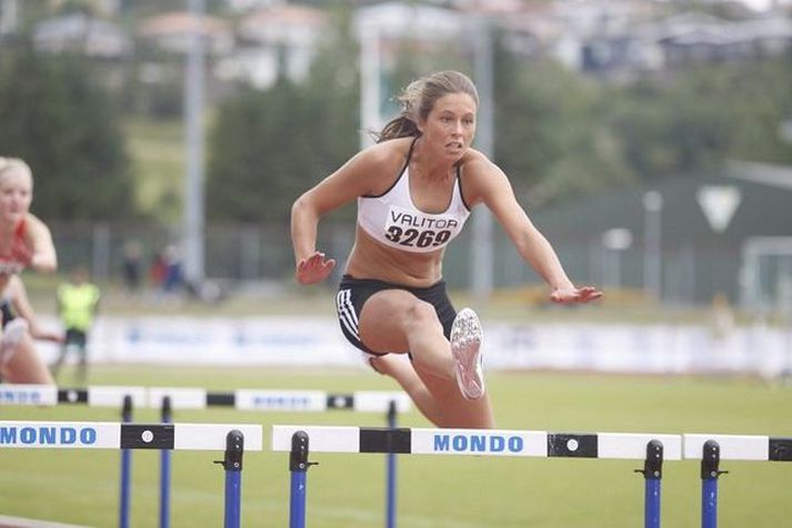 Arna Stefanía Guðmundsdóttir í eldlínunni.