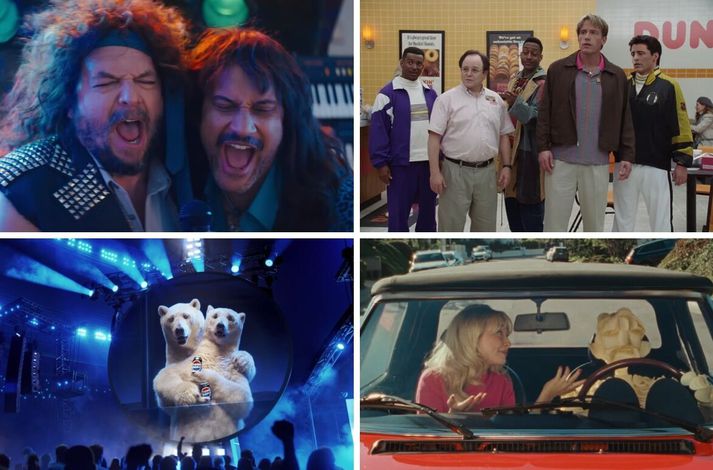 Úr nokkrum af auglýsingunum á Super Bowl LX.