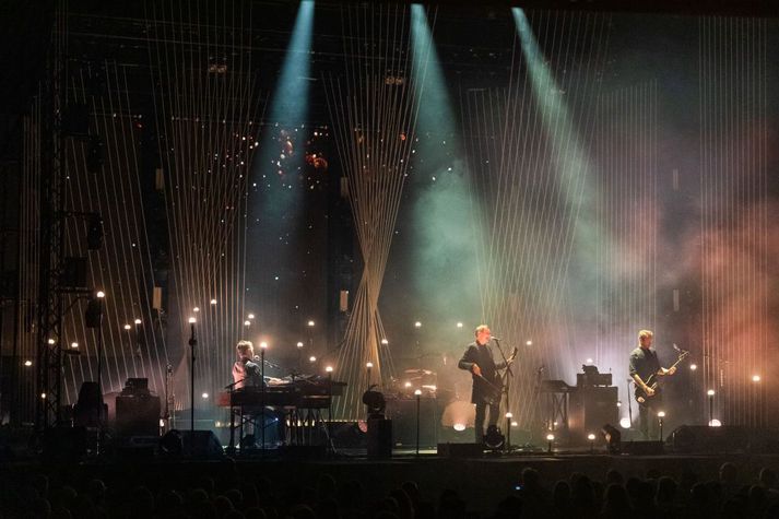 Sigur Rós á tónleikum í Glasgow í fyrra.
