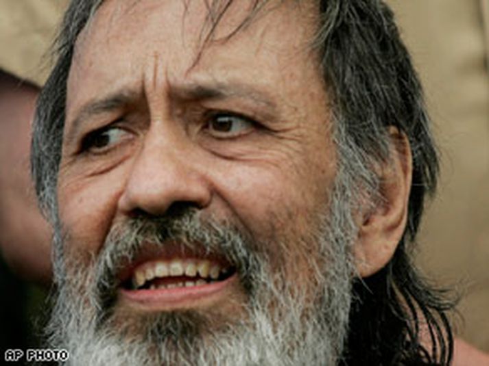 Oscar Tulio Lizcano eftir átta ára fangavist í frumskóginum.