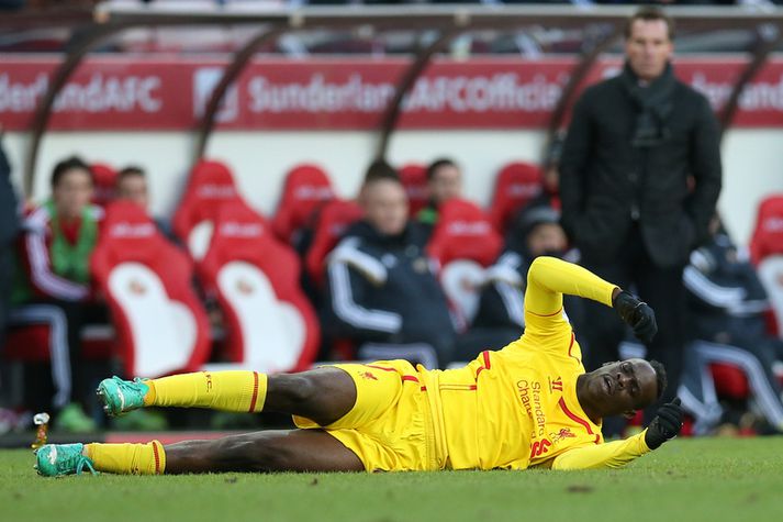 Mario Balotelli rann til í besta færi sínu í leiknum.