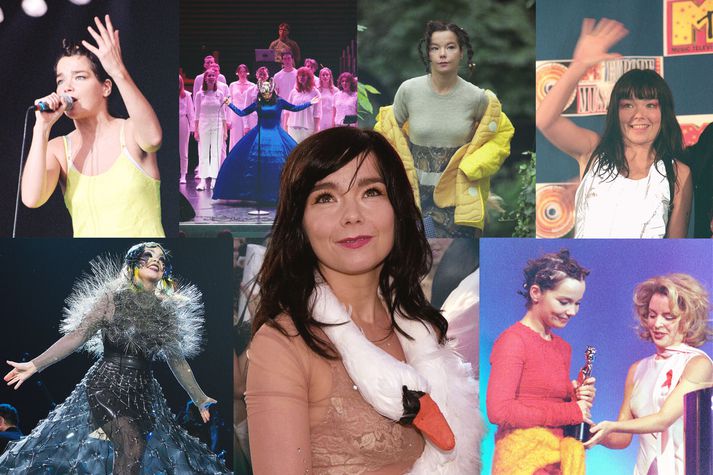 Það er óhætt að segja að Björk eigi litríkan og glæsilegan feril að baki, fyrsta súperstjarna Íslands í tónlist.