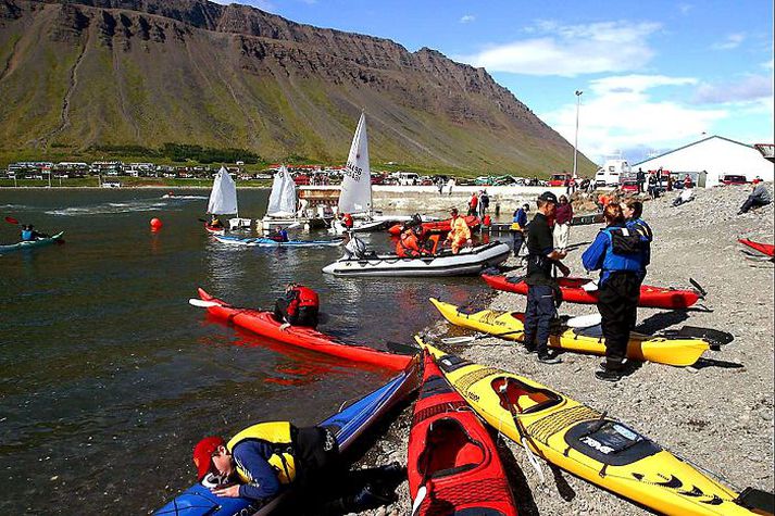 Um 40.000 ferðamenn eru væntanlegir til Ísafjarðar með 38 skipum næsta sumar. Mynd/Halldór Sveinbjörnsson
