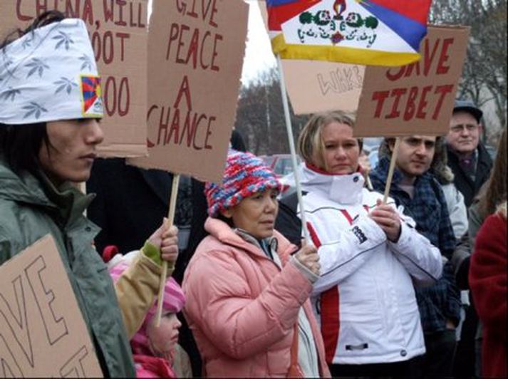 Mótmælin hefjast klukkan þrettán á morgun. Mynd/ Birgitta.