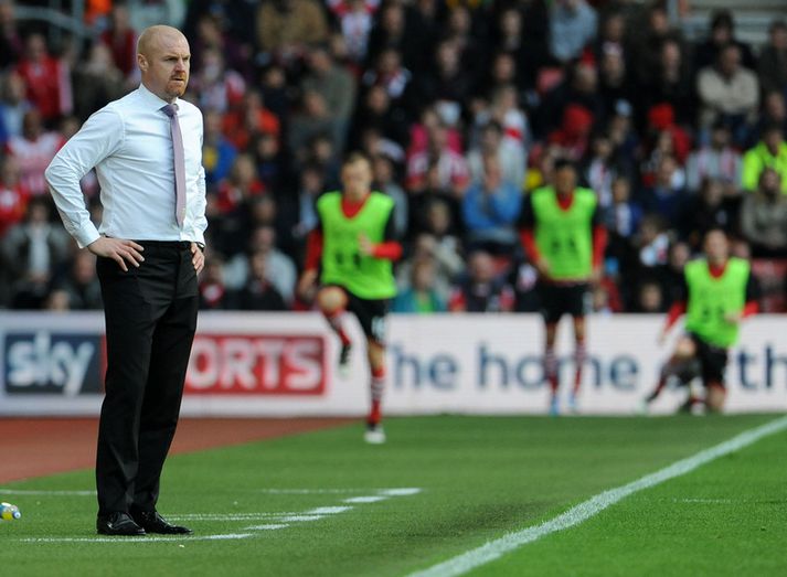 Sean Dyche var ósáttur með dómarann í leiknum gegn Southampton.