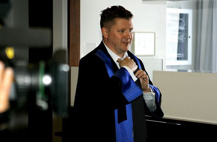 Sveinn Andri Sveinsson verjandi Tryggva Lárussonar.
