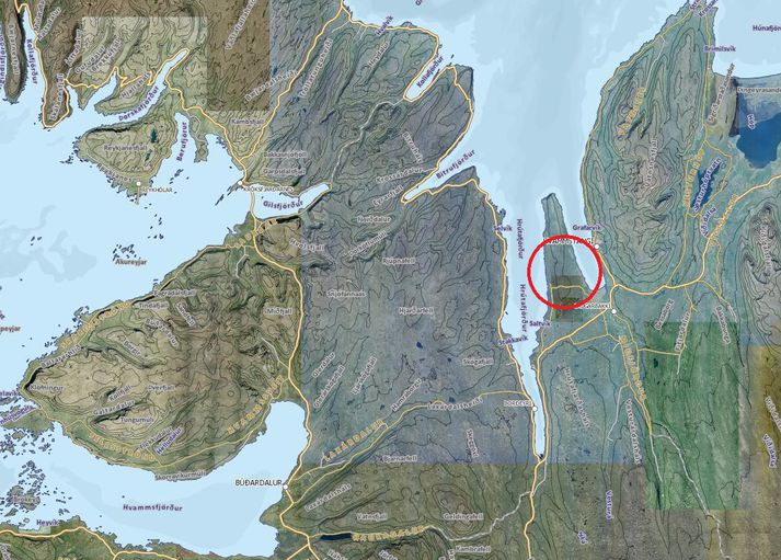 Ekki er vitað hvernig áreksturinn á Hrútafjarðarhálsi í gærkvöldi bar að.