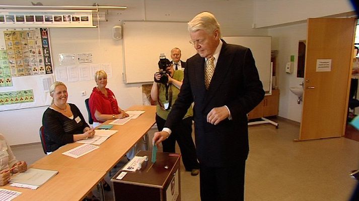 Ólafur Ragnar Grímsson greiðir atkvæði í dag.