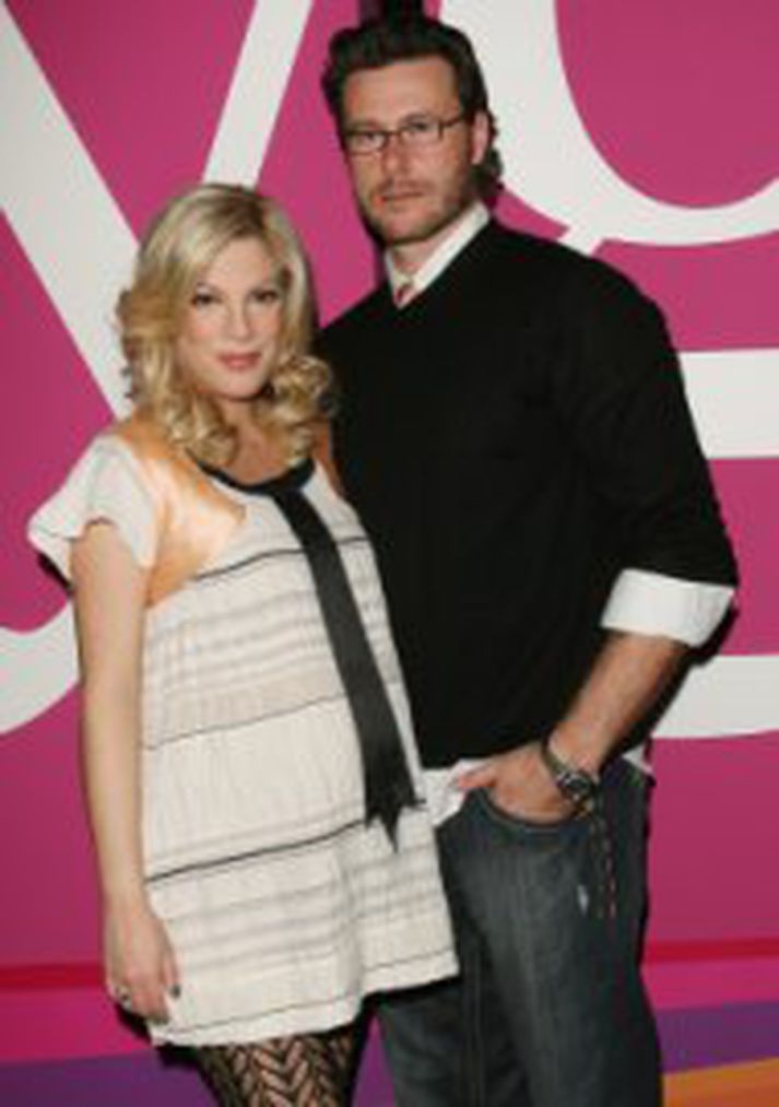 Tori Spelling og Dean McDermott þann 10. janúar síðastliðinn