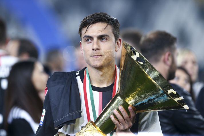 Dybala fagnar ítalska meistaratitlinum.