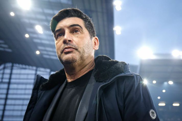 Fonseca á hliðarlínunni með Lille.