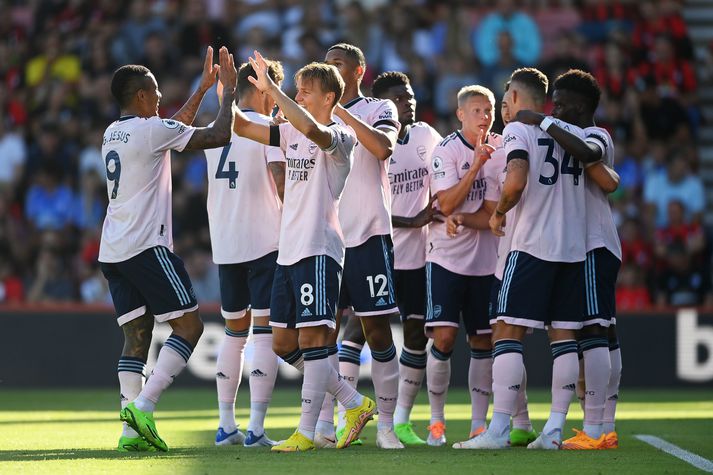 Arsenal hefur farið frábærlega af stað í ensku úrvalsdeildinni.