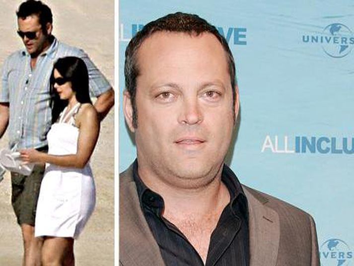 Vince Vaughn og Kyla giftu sig í janúar síðastliðnum. MYND/Cover Media