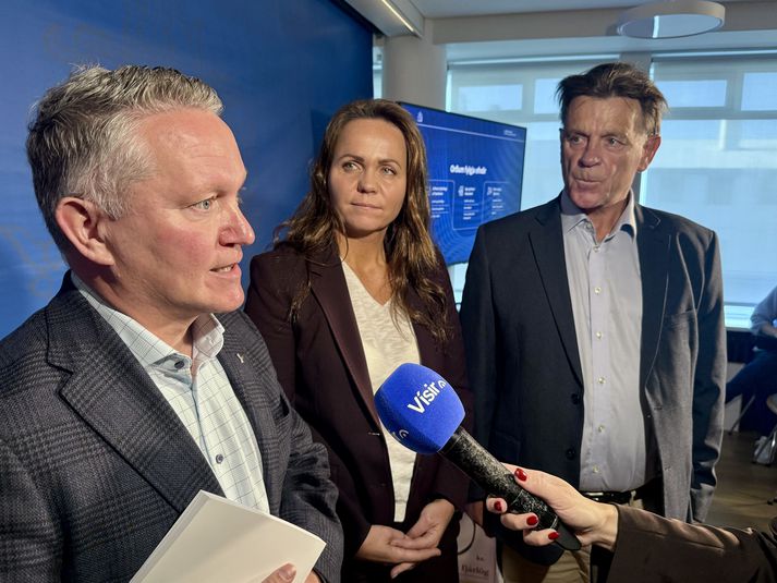 Njáll Trausti, Ingibjörg Isaksen og Karl Gauti brugðust við í beinni á Vísi. 