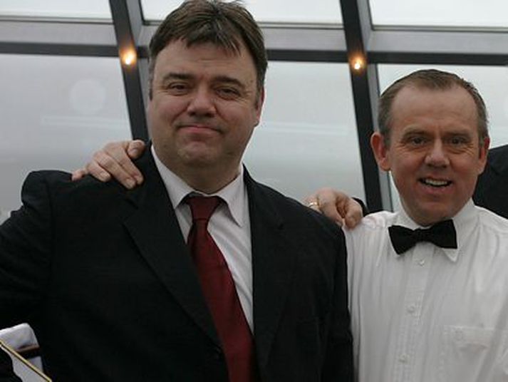 Örn Árnason og Karl Ágúst klára Spaugstofuna í mars.
