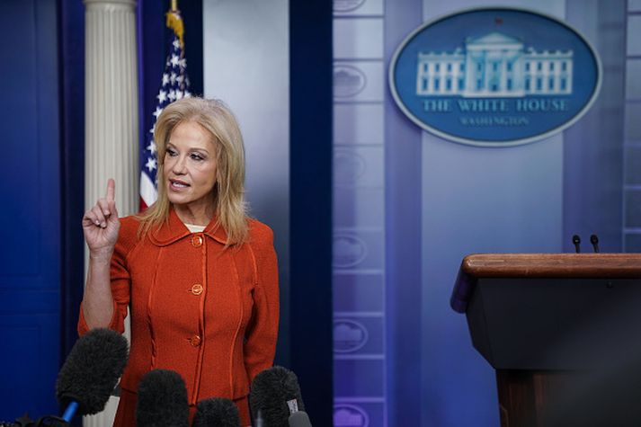 Kellyanne Conway er ráðgjafi í Hvíta húsinu.