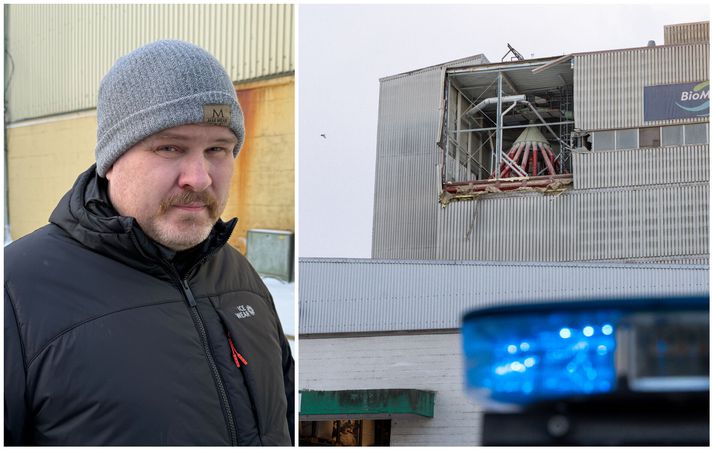 Hafsteinn Viggó Hafsteinsson, starfsmaður Fóðurblöndunnar.