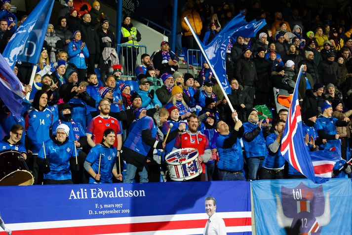 Tólfan verður öflug í stúkunni í kvöld