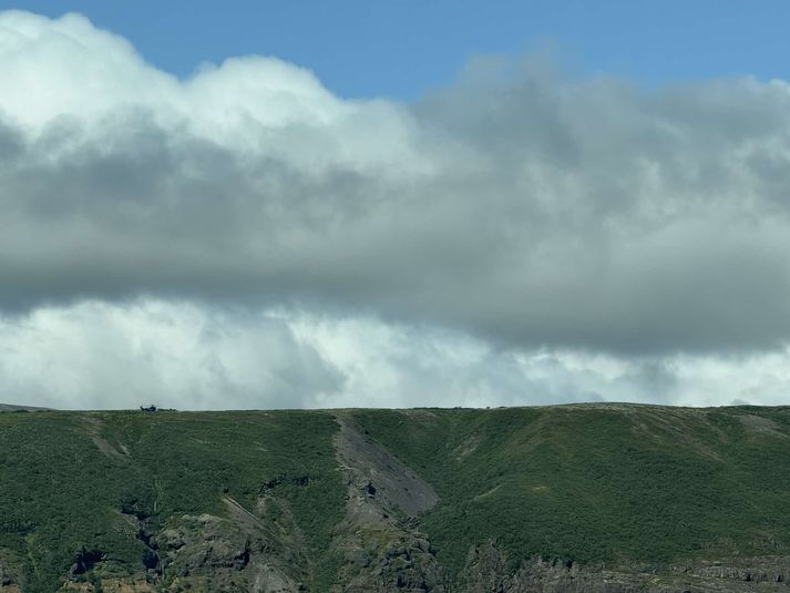 Þyrlan var kölluð út á öðrum tímanum.