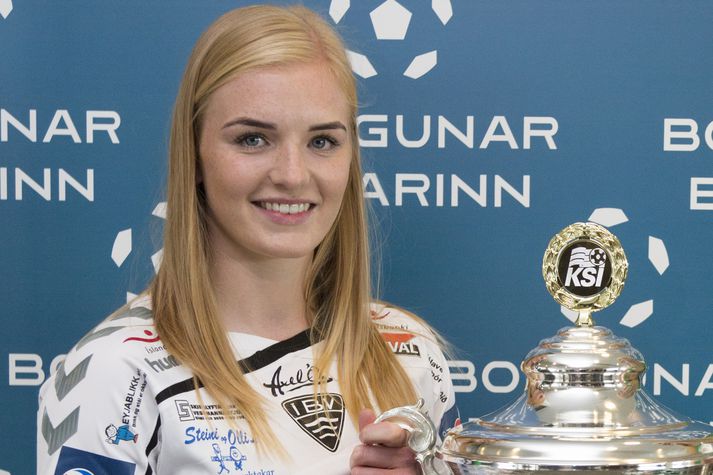 Sóley Guðmundsdóttir og félagar í ÍBV eru að fara í bikarúrslitaleikinn annað árið í röð.