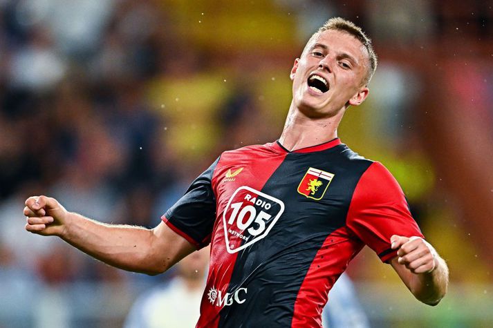 Albert Guðmundsson, leikmaður Genoa á Ítalíu.