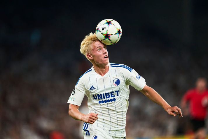 Hákon Arnar Haraldsson var í byrjunarliði FCK í tapinu í dag.