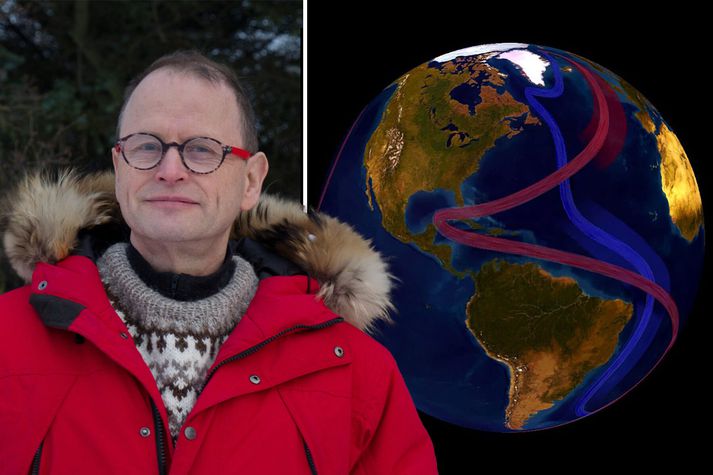 Halldór Björnsson, fagstjóri loftslagsmála hjá Veðurstofunni, er eins tuga vísindamanna sem skrifaði undir opið bréf til norrænna ráðherra um að þeir tækju möguleikann á hruni AMOC alvarlega í fyrra.