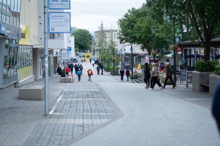 Árásirnar áttu sér stað á Akureyri. Myndin er úr safni.