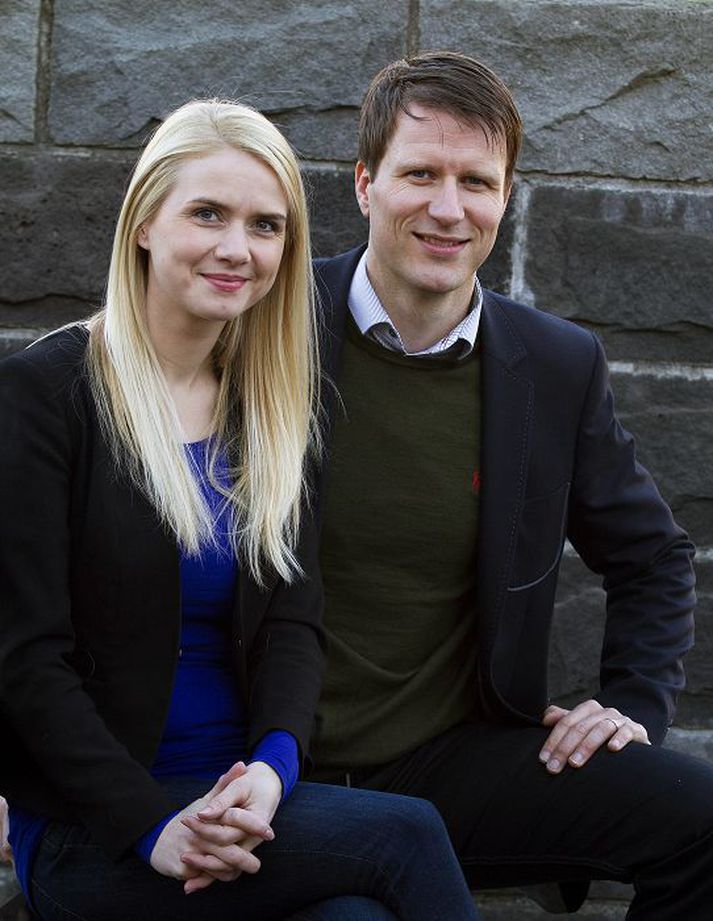 Brynjar Karl og Unnur María Birgisdóttir framkvæmdastjóri Keyhabits.
