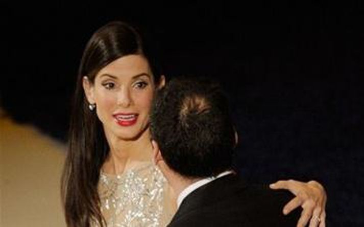 Sandra Bullock er sögð vilja forræði yfir stjúpdóttur sinni. Mynd/ AFP.