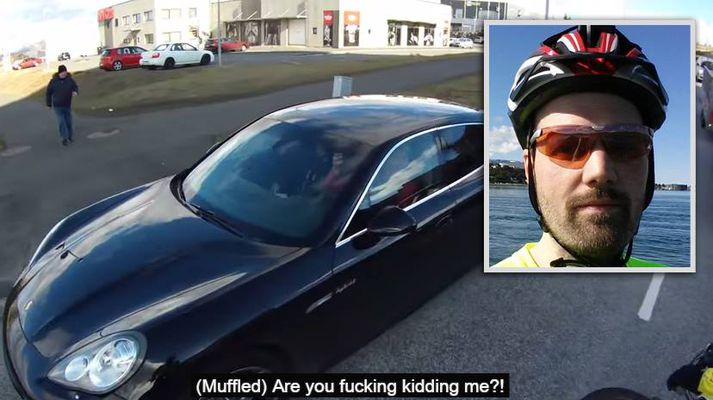 Árni Viðar segir að sem betur fer séu svona viðbrögð ökumanna í garð hjólreiðamanna óalgeng.