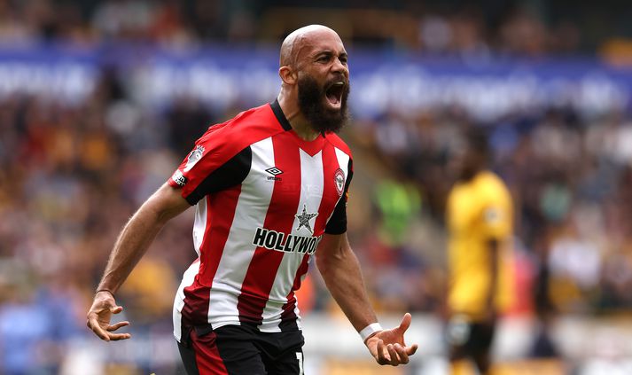 Bryan Mbeumo vill fara til Manchester United en Brentford vill fá fullt af peningum fyrir kappann