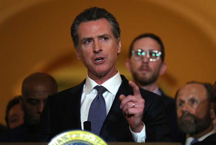 Gavin Newsom, ríkisstjóri Kaliforníu.